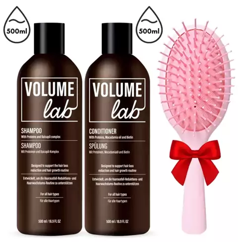 VOLUME LAB – Intenzivní obnovující a zvlhčující sada na vlasy (2x500ml)!